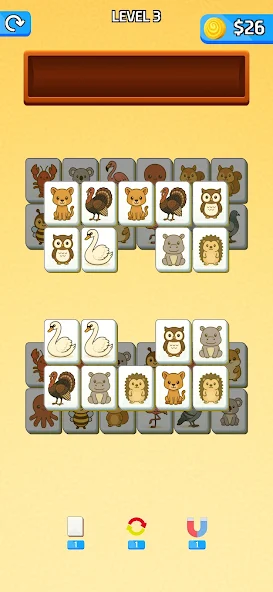 Cute Animal Match oyun ekranı